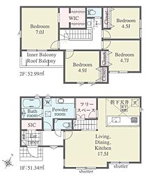 鶴ヶ島市中新田　2号棟