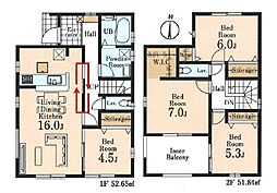 川越市かすみ野第二　1号棟