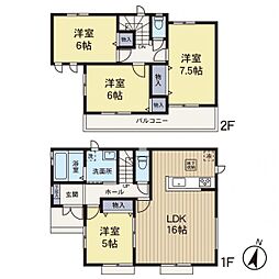 鶴間(大和市南林間6丁目)　3-Ｃ号棟