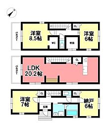 中古戸建  中川区九重町