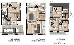 品川区平塚1丁目 新築戸建 全1棟