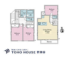 世田谷区砧1丁目 新築戸建 全2-A