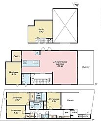 大田区南千束1丁目 新築戸建 全2-B