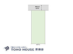 世田谷区中町3丁目 売地 全1区画