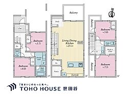 世田谷区弦巻4丁目 売地 全1区画