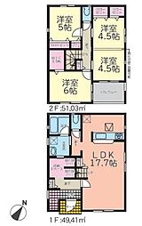 安積一小・安積中学区　安積町笹川第6　2号棟