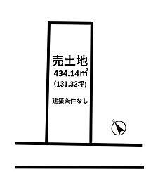 安積一小・安積中　安積2丁目　売土地