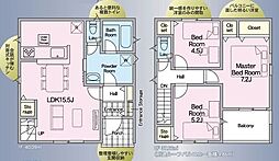行健二小・明健中　八山田西第2　新築戸建　1号棟