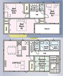 安積一小・安積中　安積荒井第3　新築戸建　2号棟