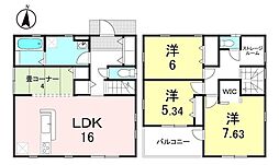 安積第三小・安積第二中学区　安積町笹川字北向　中古戸建