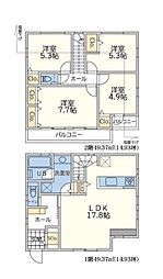 長津田駅　歩9分　横浜市緑区長津田2丁目　Ｍ号棟