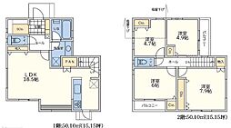 長津田駅　歩9分　横浜市緑区長津田2丁目　Ｆ号棟