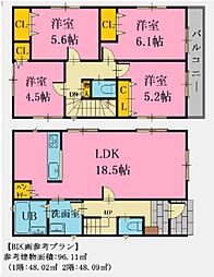 上永谷駅　歩10分　横浜市港南区丸山台2丁目　Ｂ区画