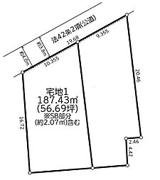 希望ヶ丘駅　歩5分　横浜市旭区東希望が丘　1区画