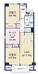 三ツ沢ハイタウン四号棟　横浜駅　歩18分