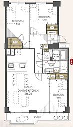 市川グリーンハイツＤ棟（市川大野駅）