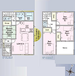 新築戸建　若葉区小倉台３丁目　全２棟（小倉台駅） 2号棟