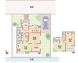 土地　稲毛区長沼町（稲毛駅）