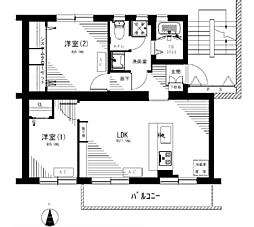幸町西住宅１５街区３号棟（西千葉駅）