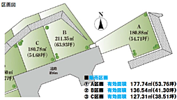 土地　中央区矢作町（千葉駅） B区画