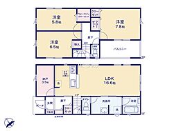 武蔵村山市中原1丁目第5　新築戸建　全14棟　6号棟