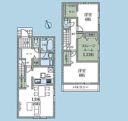 昭島市緑町4丁目第4　新築戸建　全2棟　1号棟