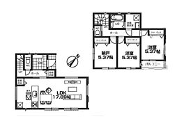 相模原市南区若松3丁目　新築戸建　全2棟　2号棟