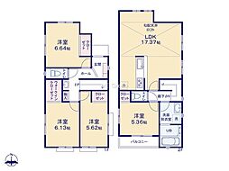 藤沢市亀井野　新築戸建　全3棟　2号棟