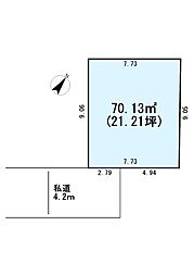 川口朝日6丁目　整形地×都市ガス×本下水