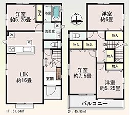 仙台市太白区袋原5丁目 新築戸建 B号棟