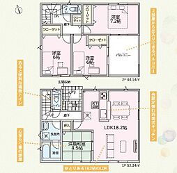 ドライブついでに見学OK亘理郡亘理町逢隈牛袋第8　新築戸建