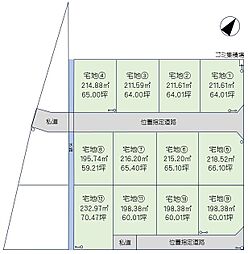大崎市古川稲葉　土地　12区画