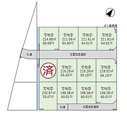大崎市古川稲葉　土地　12区画