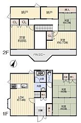 登米市迫町佐沼字十五畴の一戸建て