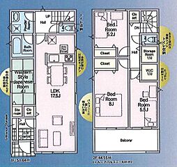 名取市上余田字市坪　新築戸建