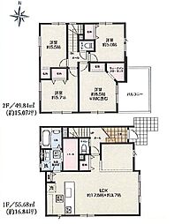 塩竈市清水沢3期 新築戸建