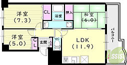 KDXレジデンス夙川ヒルズ5番館 302