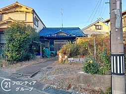 八幡市八幡河原崎　建築条件無し土地