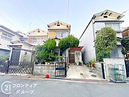 城陽市平川長筬　建築条件無し土地