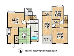 八幡市八幡隅田口　中古一戸建て