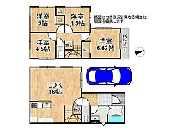 城陽市市辺五島　新築一戸建て　　1期　1号棟