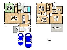 大津市穴太1丁目　新築一戸建て　1号棟
