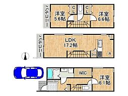 京都市南区久世大薮町　新築一戸建て
