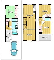 向日市上植野町　中古一戸建て