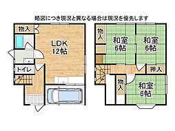 城陽市平川野原　中古一戸建て