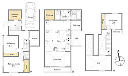 自由設計「大田区北千束」Selection
