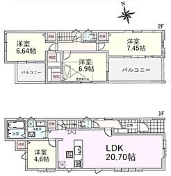 川越市仙波町3丁目　新築戸建　2号棟