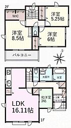 鶴ヶ島市脚折　新築戸建　1号棟