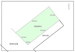 入間郡三芳町藤久保　建築条件なし売地