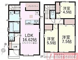狭山市入間川1丁目　B号棟